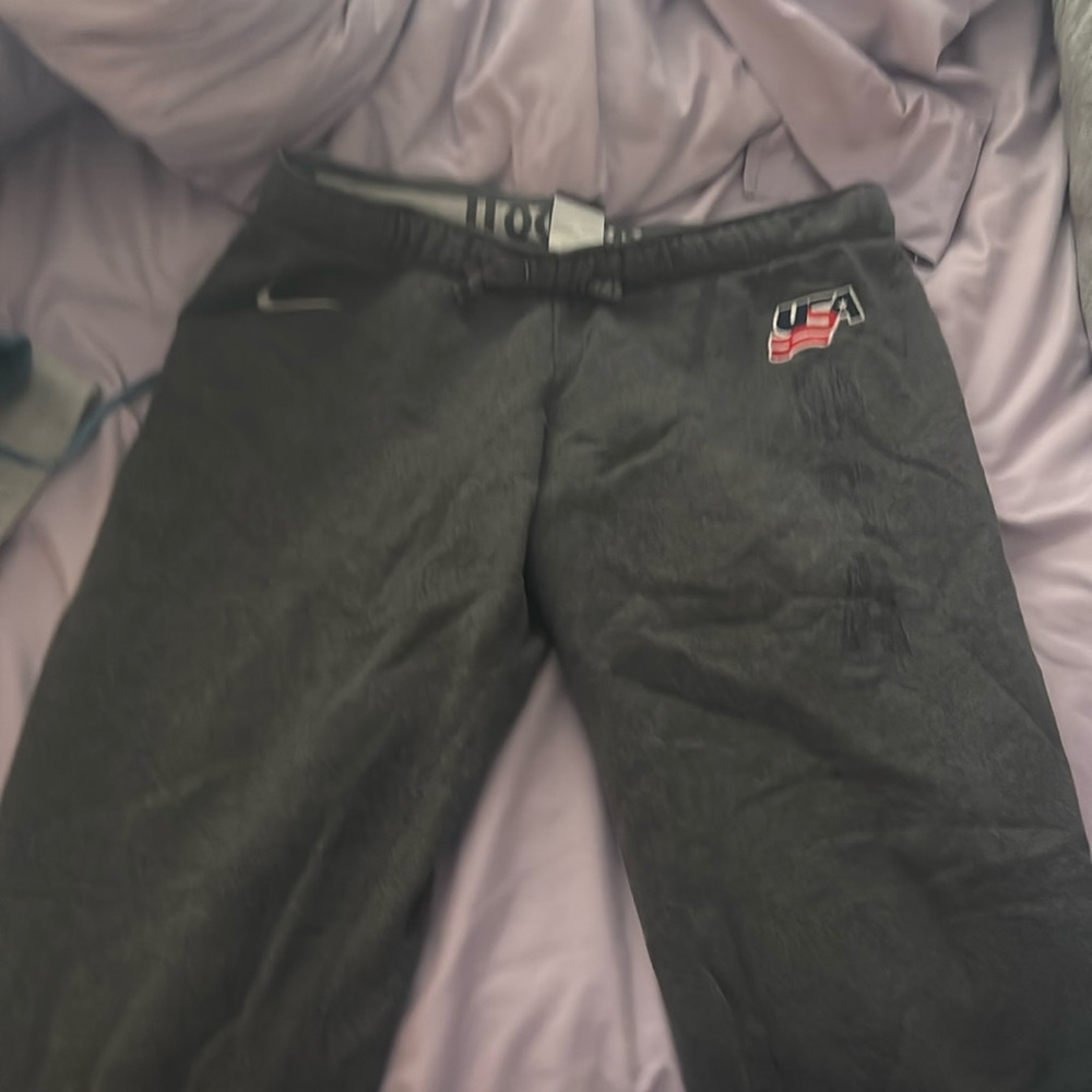 Team USA sweat pants tighter fit but very nice material